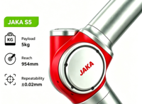 Bras robotisé JAKA S5 - Puissance 350W, charge utile 5kg, tension 100-240VAC, solutions de vissage et d'assemblage