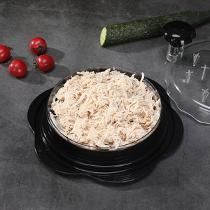 Déchiqueteur de poulet transparent portable, nouvel outil de cuisine avec conception en plastique pour un déchiquetage manuel, pratique pour la préparation de la viande - Product Image 1