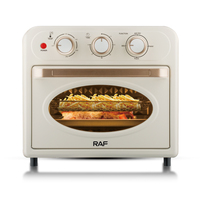Four électrique RAF et friteuse à air chaud 2-en-1 de 18 L pour la cuisson domestique sur comptoir