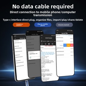 Grabadora de Voz Inteligente con IA, Alta Reducción de Ruido, Transferencia Directa OTG, Resumen con un Toque, para <span class=keywords><strong>Abogados</strong></span> - Product Image 5