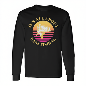 T-shirt à manches longues It's All About Bass Fishing - Product Image 2