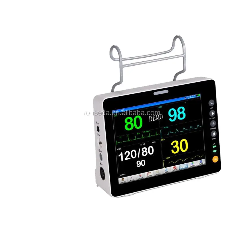 8 Inch Kleur Tft Display Veterinaire Multi-Paramter Patiënt Monitor Voor Dieren