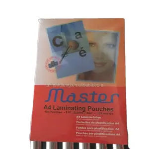 ID A7 A6 A5 A4 A3 125mic termal glossy panas master laminasi kantong laminasi pemasok film dari Cina