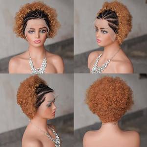 <span class=keywords><strong>Precio</strong></span> de fábrica: Pelucas de encaje frontal 13x4 con ondas corporales, monofilamento, cabello humano brasileño marrón claro, cutícula alineada, cabello virgen, tamaño pequeño. - Product Image 6