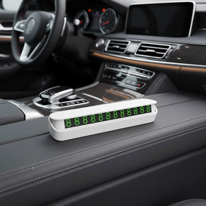 <span class=keywords><strong>Nuevo</strong></span> Señalizador de Estacionamiento Temporal para Auto, Resistente a Altas Temperaturas (80°C), de ABS ℃   Etiqueta Adhesiva Magnética Luminosa con Número Ocultable de un Solo Toque - Product Image 5