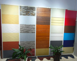 Good Performance Eco-Friendly Steel Wood Grain <strong>Sandwich</strong> <strong>Panel</strong> Galvanized Embossed Metal Wall Covering for Exterior <strong>Roof</strong> Outdoor - Product Image 4