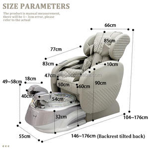 เก้าอี้นวดระบบไร้แรงโน้มถ่วงเก้าอี้นวดไฟฟ้าเก้าอี้นวดเล็บเท้าแบบหรูหราเก้าอี้นวดทั้งตัว - Product Image 2