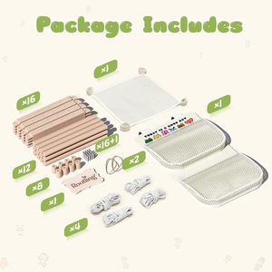 Toptan ahşap dolması hayvan depolama kafesi dolması hayvan hayvanat bahçesi ahşap oyuncak organizatör - Product Image 4