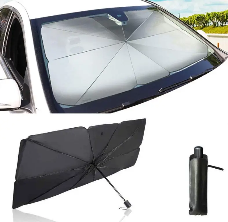 Güneşlik koruyucusu blokları UV ışınları araç ön camı güneş gölge araba ön pencere şemsiye güneşlik araba