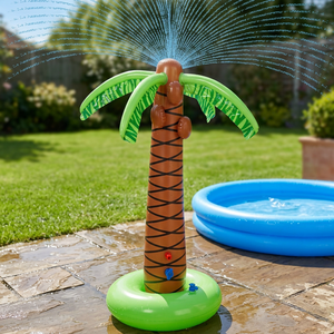 Vente chaude : Arroseur d'eau gonflable MART en PVC en forme de cocotier, jouet d'été pour enfants, utilisation intérieure et extérieure - Product Image 4