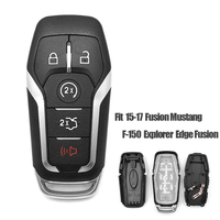 Housse de protection pour clé de voiture à 5 boutons pour Ford Fusion Explorer Edge Mustang 2013-2017