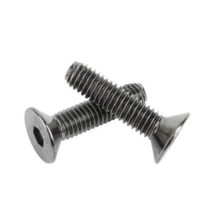 Tornillos de máquina con cabeza hexagonal métrica DIN965 de titanio, acero al carbono, aluminio y zinc, grado 8.8 y 10.9 - Product Image 2