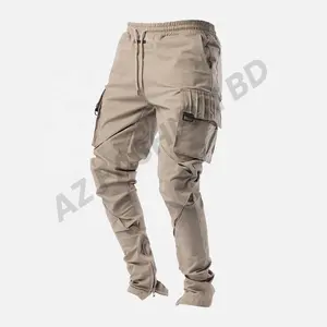 Customized Plus Size Men Cargo Pants Works Joggers Trousers Uniforms Cargo Pants Sweat Supplier From Bangladeshi