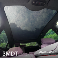 Película Inteligente 3MDT Negra Autoregenerable con Protección UV para Ventanas de Auto, Tinte Eléctrico Ajustable para Xiaomi SU7 con Control Remoto