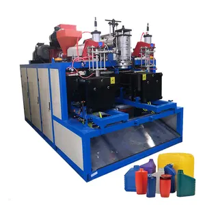 Machine de moulage par extrusion-soufflage 1L (vente d'usine de haute qualité à bas prix) pour baril de bouteille en plastique (PP PE HDPE)