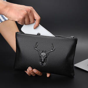 <span class=keywords><strong>กระเป๋า</strong></span>ถือผู้ชาย,<span class=keywords><strong>กระเป๋า</strong></span>คลัทช์ออกแบบแฟชั่นสไตล์ยุโรปอเมริกันซองเอกสารลายจระเข้<span class=keywords><strong>กระเป๋า</strong></span>ถือหนังแท้ - Product Image 5