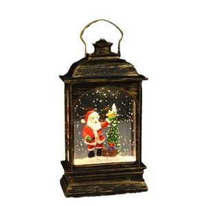 <b>Christmas</b> Decoration Light LED Plastic Santa Claus Interior Water <b>Flat</b> Wind Lamp Battery Powered Desktop <b>Ornaments</b> Snowman - Product Image 6