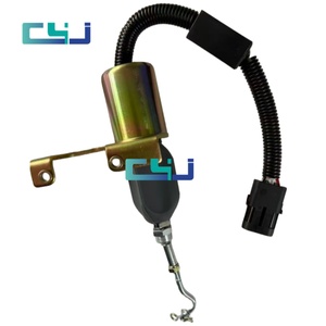 Électrovanne d'extinction de flamme diesel 6735-81-9140 pour excavatrice Komatsu PC250 Bosch Cummins – Pièces de génie mécanique - Product Image 2