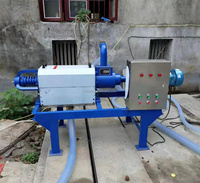 Machine de déshydrateur de fumier de vache de ferme porcs équipement de séchage de fumier de cheval séparateur de liquide solide de fumier de poulet de porc