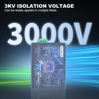 Sipolar Stock AT-4A20M3 - Hub USB 2.0 de 4 Puertos con Aislamiento, para Riel DIN Metálico, 480 Mbps, -25~80 °C, para Uso en Laboratorio