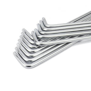 طقم مفاتيح ألن سداسية على شكل حرف L مقاس 1.5 مم و2 مم و5 مم و10 مم - مفتاح سداسي متري أداة يدوية - Product Image 1