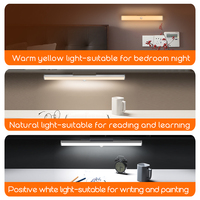 Veilleuse LED 297mm 210mm avec détecteur de mouvement, rechargeable par USB, lampe de nuit pour cuisine, armoire, éclairage de scène