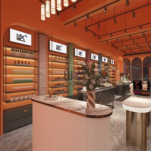 Thiết kế hiện đại nước hoa bán <span class=keywords><strong>kiosk</strong></span> với trung tâm Kệ hiển thị các tông là viết tắt của cửa hàng Nước hoa giới thiệu - Product Image 1