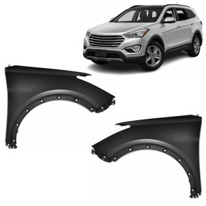 Garniture Aération Fibre De Carbone Pour Hyundai Santa Fe 2019-2023 – Cache Rayures, Style, ABS