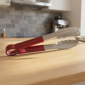 Pinzas de Cocina de Acero Inoxidable Modernas, Duraderas y de Calidad de Lujo, con Agarre Antideslizante de Grado Alimenticio, para Ensaladas, Barbacoa, Catering y Uso en Hoteles, 200 mm - Product Image 3