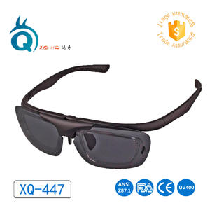 Lunettes de soleil sport Xq-Hd XQ-447 avec monture relevable, protection UV 100%, lunettes de cyclisme unisexes pour usage extérieur - Product Image 1