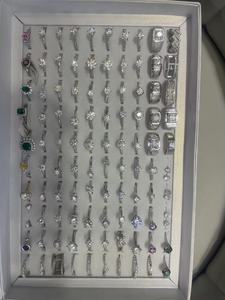 Conjunto de joyas de diamantes-Pulsera de collar de oro y anillo de diámetro de moda para bodas, compromisos y fiestas - Product Image 6