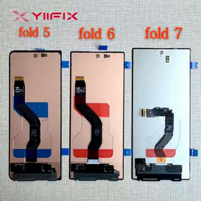 Original 7.6 Inch AMOLED Touch Screen for Samsung Galaxy Z Fold 5 6 7 5G Inner Outer LCD Display Mobile Phone Replacement Parts