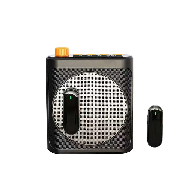 Portable Voice Amplifier with 2 Wireless Lavalier Mics Magnetic 25H Battery 76mm Wireless Speaker for Teachers Tour Guides