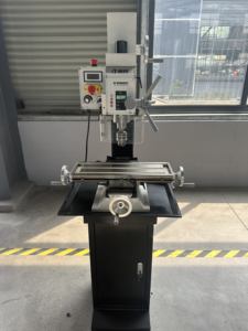 Tour à métaux vertical manuel <span class=keywords><strong>de</strong></span> haute précision WMD25V avec tête inclinable, fraisage frontal et d'extrémité, service léger, 220V - Product Image 2