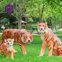 Lámpara LED 3D de Tigre Grande, Personalizada, Impermeable IP65, de Resina y Fibra de Vidrio, para Exteriores, Bodas, Festivales, Iluminación de Jardín, Paisajismo Navideño
