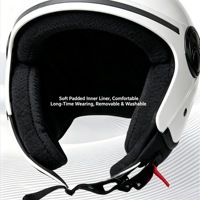 Casque Jet Ouvert 3/4 Jaune Néon Tendance MD-202 Certifié ECE 22.06 Coque ABS Haute Résistance Nouvelle Taille XL pour Vendeurs FBA