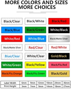 INK-POWER 45013 40913 45803 45010 Ruban adhésif compatible noir sur blanc pour imprimante <span class=keywords><strong>DYMO</strong></span> D1 Labelmanager 360d 280 160 - Product Image 5