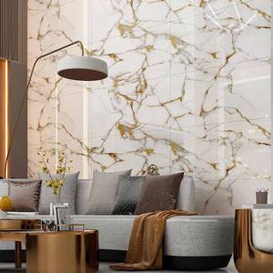 Rouleaux de <span class=keywords><strong>papier</strong></span> <span class=keywords><strong>peint</strong></span> en marbre pour revêtement mural en PVC imperméable personnalisable de haute qualité - Product Image 5