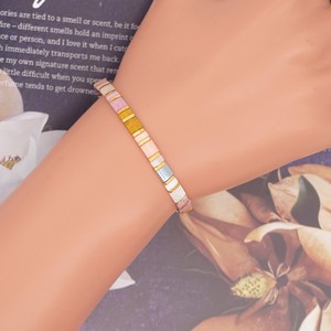 Go2boho Miyuki Bracelet pour dames extensible bohème <span class=keywords><strong>Tila</strong></span> perles bijoux - Product Image 2