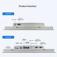 Terminal de point de vente (PDV) industriel tout-en-un avec écran tactile, tablette PC, ordinateur de contrôle industriel, écran tactile, Intel I5