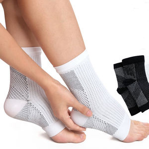 Compression Sports Neuropathie Cheville Soulagement De La Douleur Fasciite Plantaire Chaussettes <span class=keywords><strong>Cuivre</strong></span> Pied Support Manches - Product Image 1