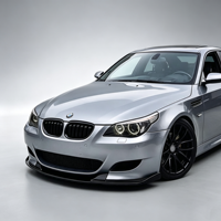 KIETUNE 3 pièces, nouveau séparateur de pare-chocs avant noir brillant pour BMW Série 5 E60 E61 2004-2010, pièces de tuning