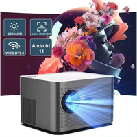 Projecteur HY350 Allwinner H713 4K, 1200 lumens, 150 pouces, 1920*1080p, Android 11, double Wifi, vidéo domestique 4K, projecteurs domestiques HD 4K