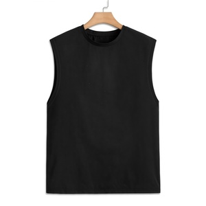 Débardeurs Homme Anti-Boulochage en Coton Épais avec Logo Personnalisé, Débardeur de Sport Vintage en Polyester pour Homme - Product Image 6