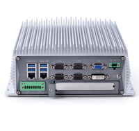 Ordinateur industriel embarqué sans ventilateur CANGHAN, LGA1151, Intel 6e/7e génération Core I7/i5/i3, 2 ports LAN Gigabit, 6 ports COM, triple écran
