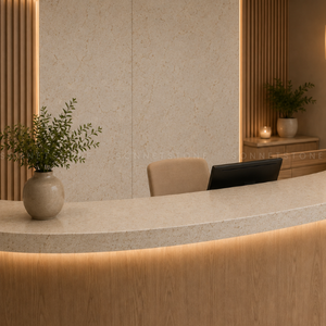 Losas de Piedra Versátiles en Color Crema Ámbar Beige, Mármol con Patrones Naturales para Proyectos de Pisos y Paredes Interiores Modernos y Tradicionales - Product Image 2