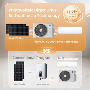 Gree 18000BTU 12000BTU inverter lai năng lượng mặt trời Powered <span class=keywords><strong>AC</strong></span> điều hòa không khí mini chia đơn vị cho nhà năng lượng mặt trời điều hòa không khí Wifi - Product Image 3