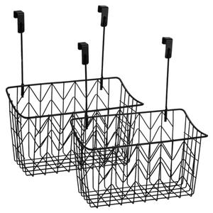 Organizador Metálico Oniya para Colgar Sobre la Puerta del Gabinete, <span class=keywords><strong>Cesta</strong></span> de Almacenamiento Colgante de Pared, <span class=keywords><strong>Cesta</strong></span> de Alambre para Organización del Fregadero de la Cocina - Product Image 1