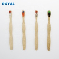Vente en gros de produits écologiques Brosse à dents en bambou réutilisable pour adultes Brosse à dents recyclable facile à ranger