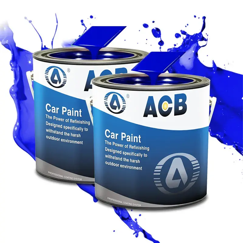 Fabricants de peinture de réparation de voiture ACB excellente résistance chimique 2k Clearcoat peinture de finition automatique peinture de revêtement de carton